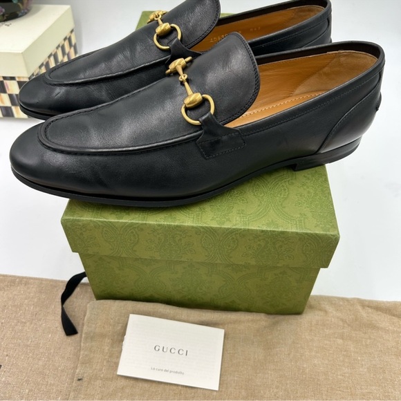 Men’s Gucci Jordan horse fit leather loafer size 9 fits 10 US made in Italy - Picture 5 of 11